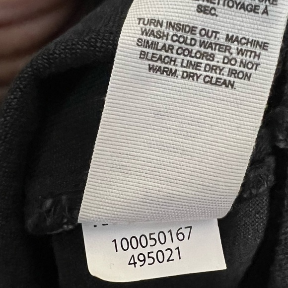 GARAGE Mini Dress Black Denim Zip Front Cotton Size Small NWT - Picture 6 of 10